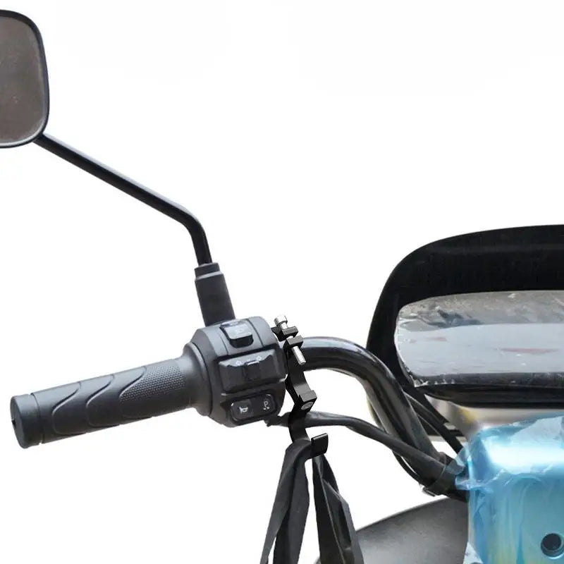 Motorcycle Handlebar Hook Front Storage Hooks For Electric Scooter Handlebar Elegant Hanger Easy Mount Cycling Organization Hook