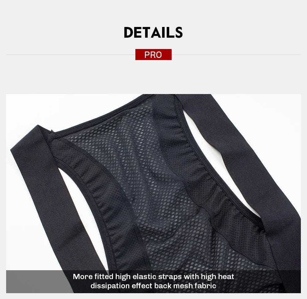 RION Elastic Interface Cushion Upgrade Men Cycling Bib Shorts MTB Road Bike Tights Race Bicycle Culotte Ropa Ciclismo Hombre