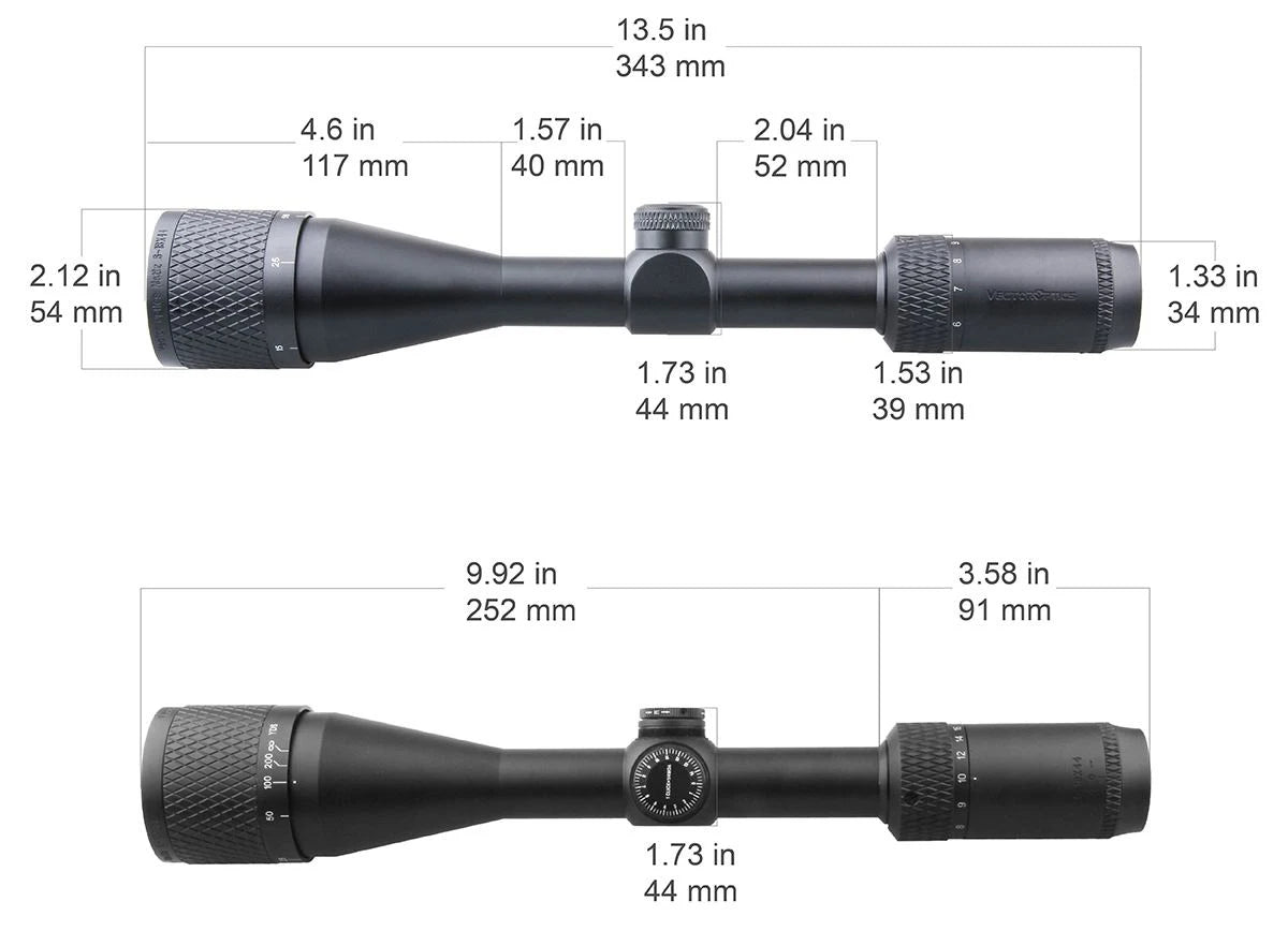 Vector Optics Matiz 1 inch SFP Riflescope 3x Zoom Factor With Edge-to-Edge Image&Wide Filed of View Fit Varmint Hunting Airgun