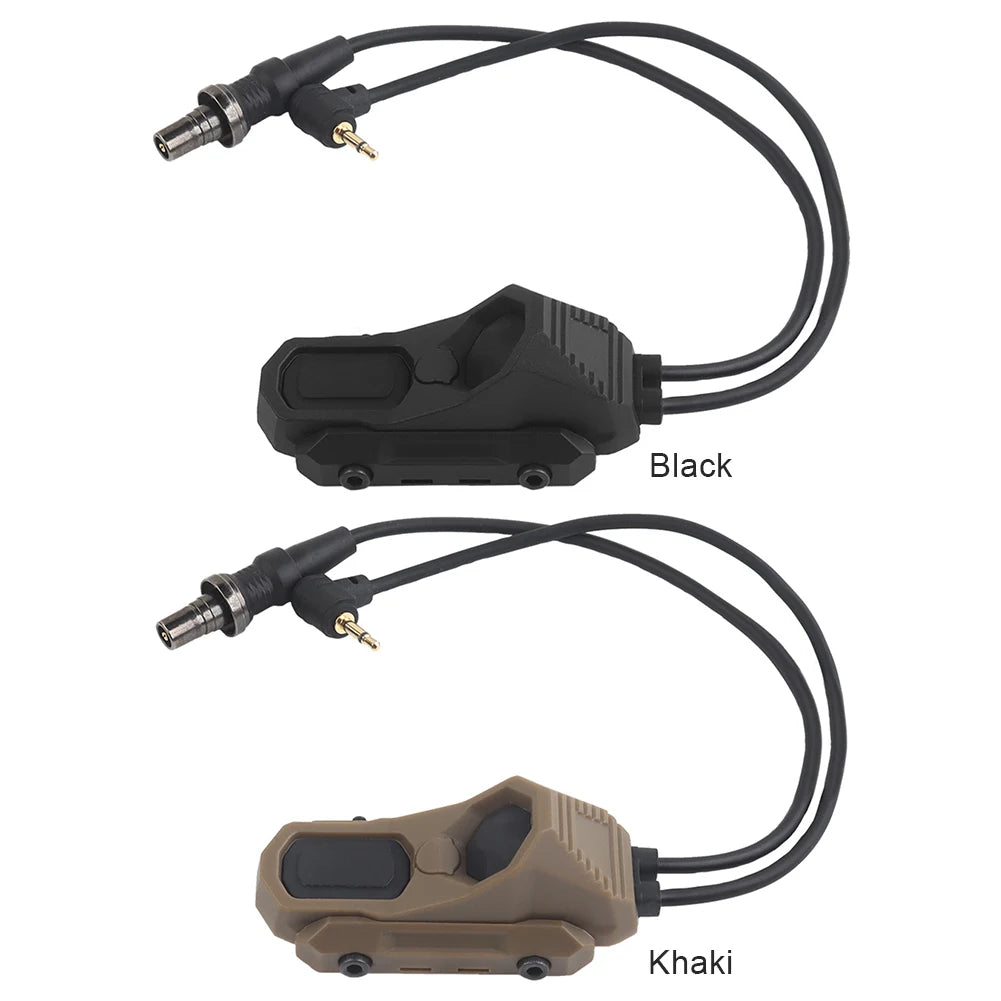 AXON PEQ Laser Pushbutton Dual Button Remote Activation Pressure Switch for SF Flashlight Laser Pointer Comb