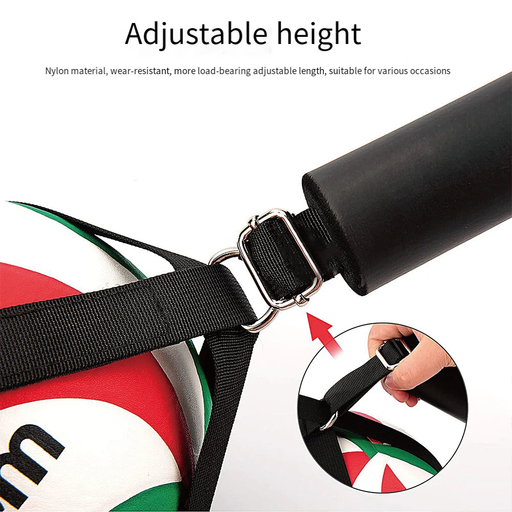 Volleyball Spike Trainer with Adjustable Belt Volleyball Training Aid Volleyball Practice Trainer Indoor Outdoor Train Supplies