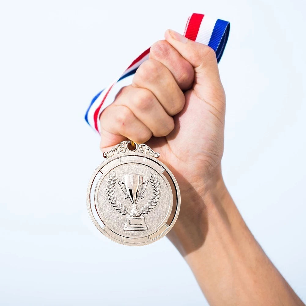 10-50pcs Gold Silver Bronze Award Medal Winner Reward Football Competition Prizes Award Medal For Souvenir Gift Sport Kids