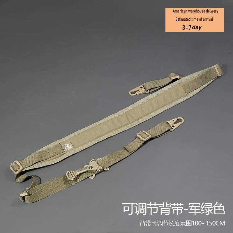 Tactical QD Quick Release Sling Shoulder Strap Weapon Gun 2 Points Connect Adjustable Rifle Strap Outdoor Camping Accessories