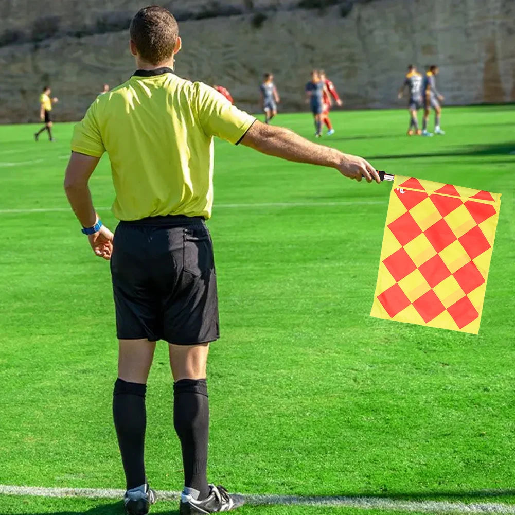 Soccer Referee Kit Soccer Referee Flag Soccer Referee Cards Referee Whistle Sport Training Useful Referee Tool
