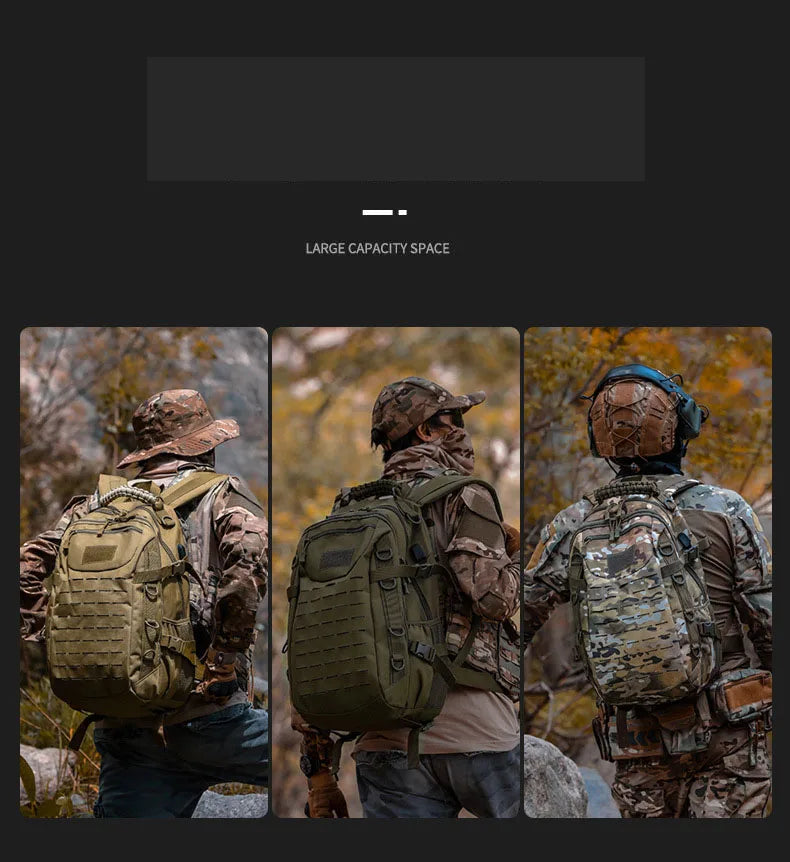 Oulylan Outdoor Traveling Waterproof Trekking Fishing Hunting Climbing Bag Male Camo Backpack Camping Men  Rucksack