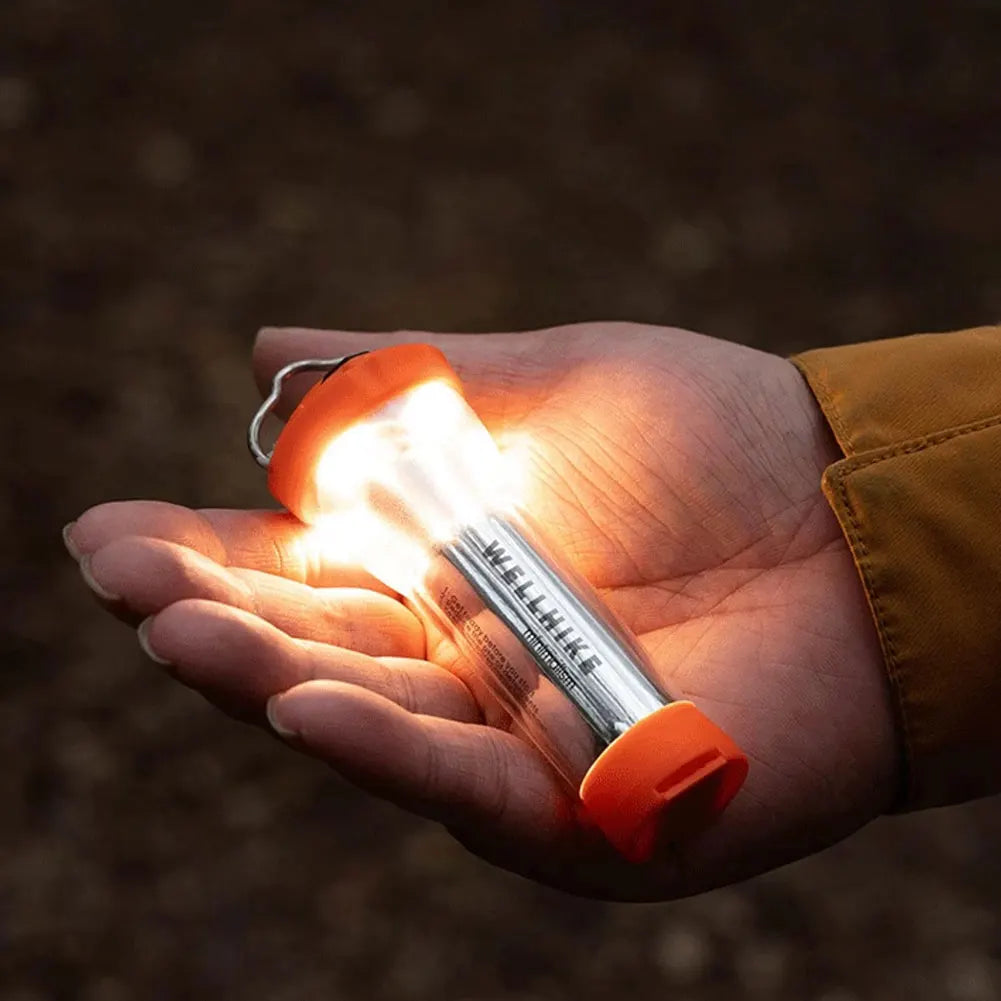 WELLHIKE LED Portable Tent Lamp with Magnetic Base Handheld Emergency Light USB Charging Flashlight for Outdoor Camp Hike Gadget