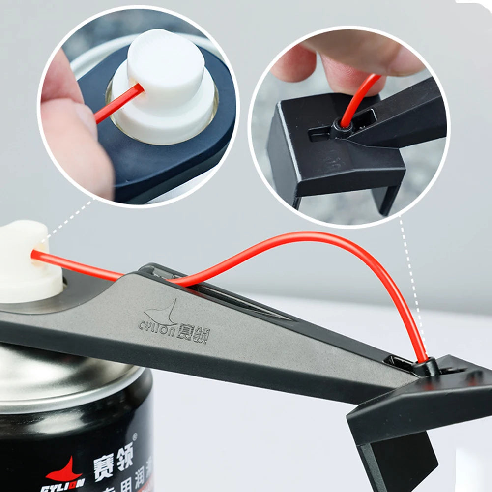 Motorcycle Chain Lube Applicator Mess-Free Chain Wax Chain Cleaner Attachment Motorcycle Chain Oil Applicator for Motorcycle