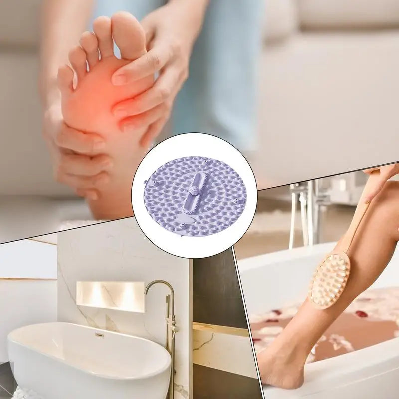 Pressure Point Foot Mat Relaxing Feet Pressure Point Pad Foldable Particle Foot Massager Mat Foot Pressure Point Pad Mat For