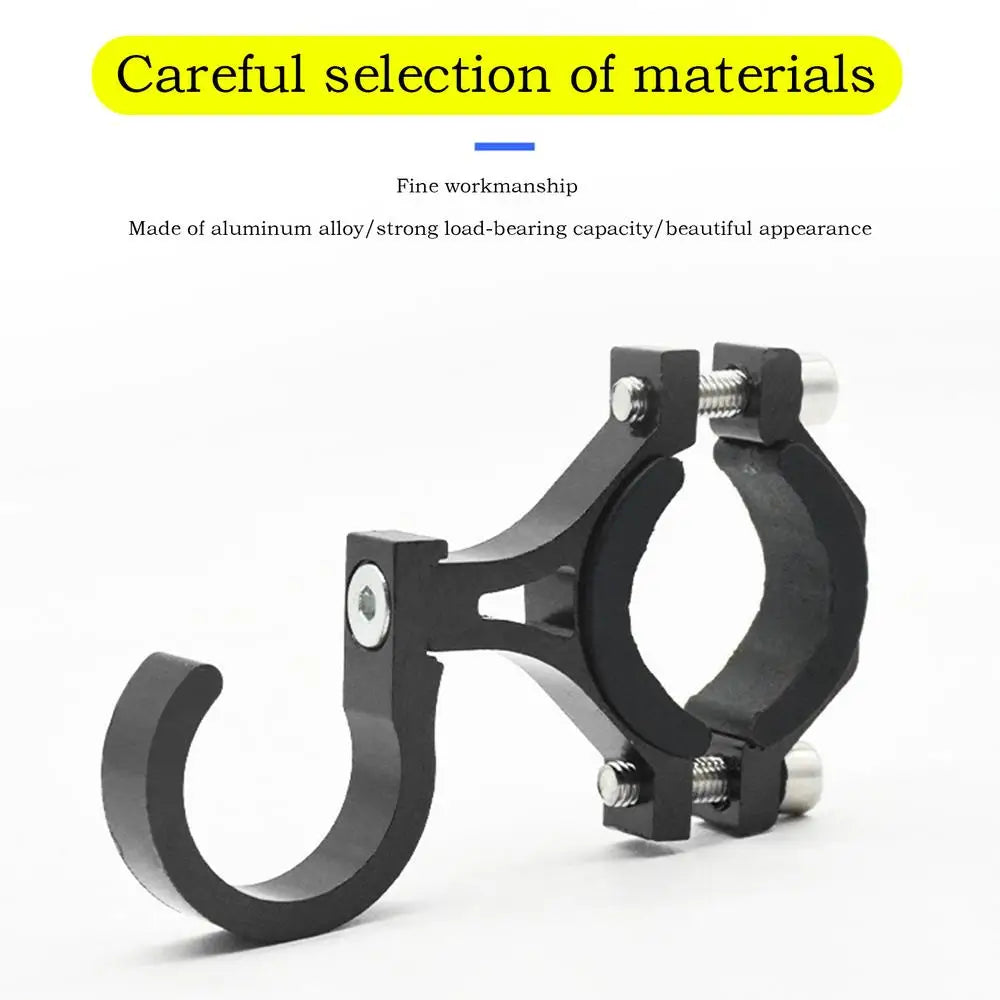 Motorcycle Handlebar Hook Front Storage Hooks For Electric Scooter Handlebar Elegant Hanger Easy Mount Cycling Organization Hook