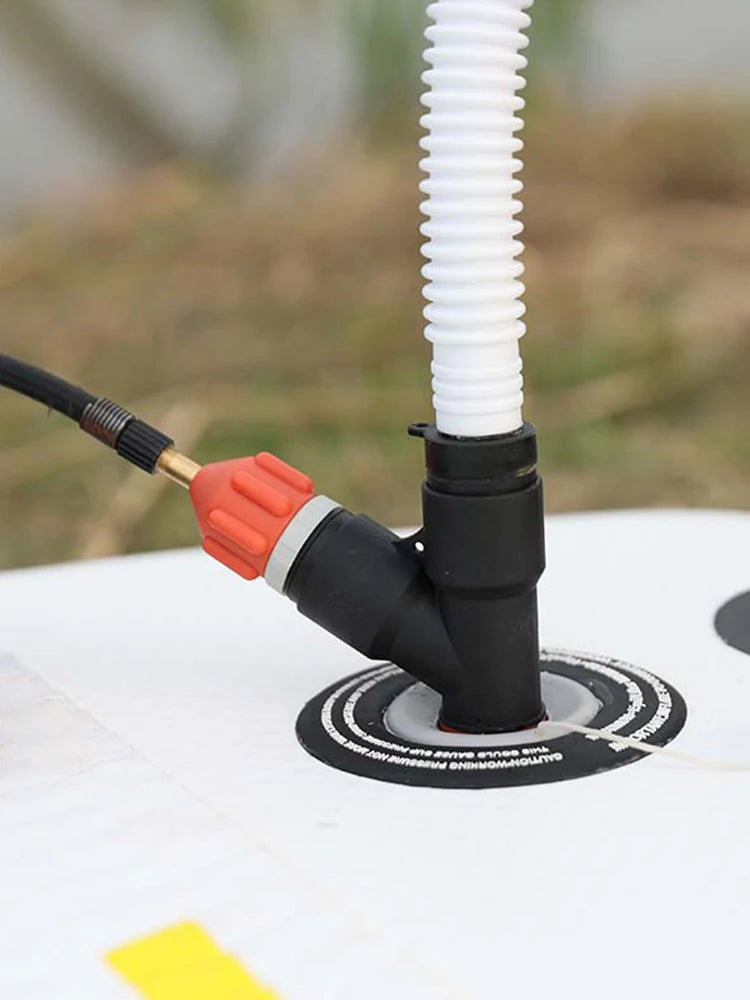 Inflatable Air Valve Pump Adapter Hose for Surfboard Kayak Rowing Boats for Outdoor Drifting Enssential Accessories