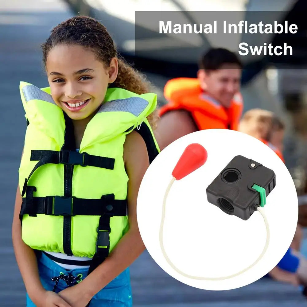 Inflatable Life Vest Automatic Inflator Device Life Jacket Inflation Supplies Inflatable Life Jacket Pump Safety Inflator Gadget