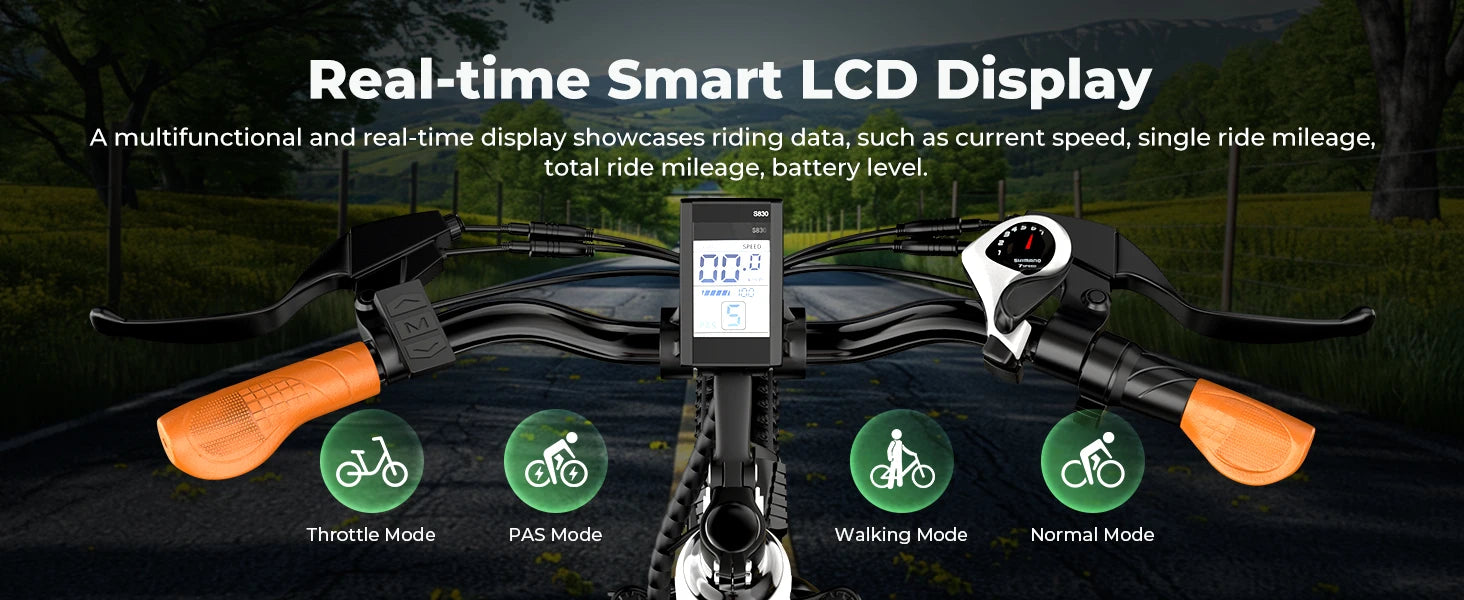 1000 Peak Electric Bike for Adults,up 80 Miles Removable Battery Ebike, 26