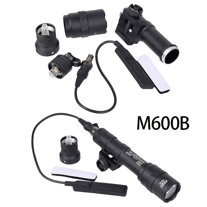 US Warehouse Airsoft SureFire X300/M300/M600 Series Pistol Gun Flashlight 20mm Rail Hunting Ar 15 Accessories Tactical Gear