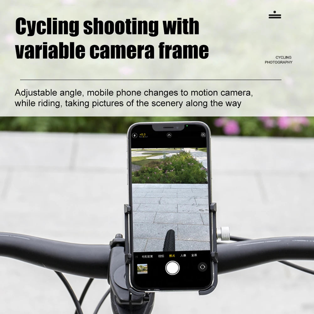 GUB PLUS 21 Phone Holder Aluminum Alloy Cell Phone Holder Bracket Rotatable Adjustable Anti-slip for 22.2-31.8mm Handlebar