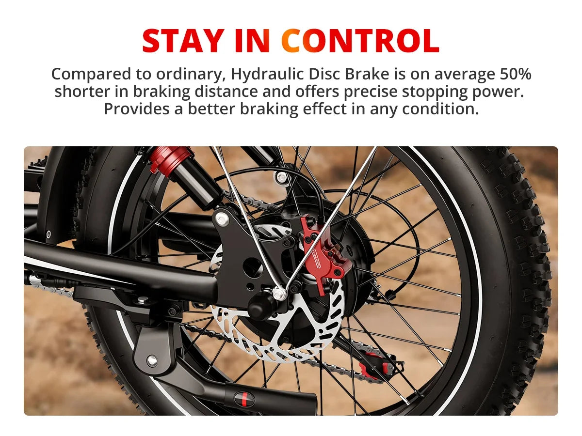 EBIKE S8 Adult Electric Bicycle Men2000W Dual Electric Motor Bicycle 48V 25AH Battery 20