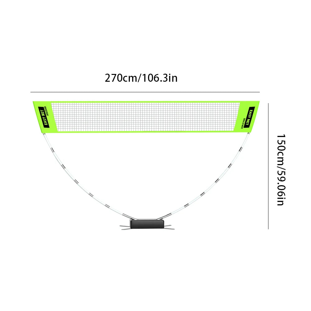 Professional Badminton Net Badminton Training Net Easy Setup Height Adjustable Volleyball Net for Court Backyard Beach