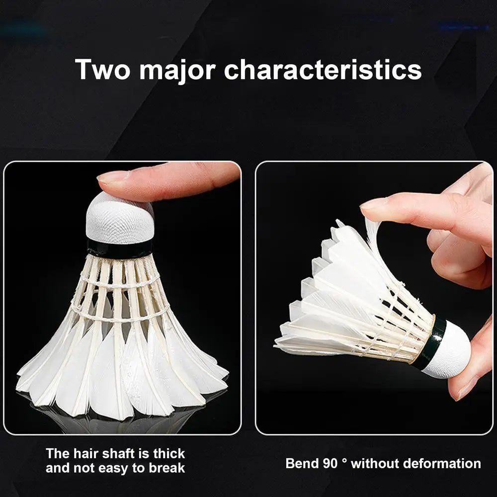 Professional Badminton Shuttlecock Training Sport Badminton Ball Duck Feather Shuttlecocks Sports Training Badminton Balls