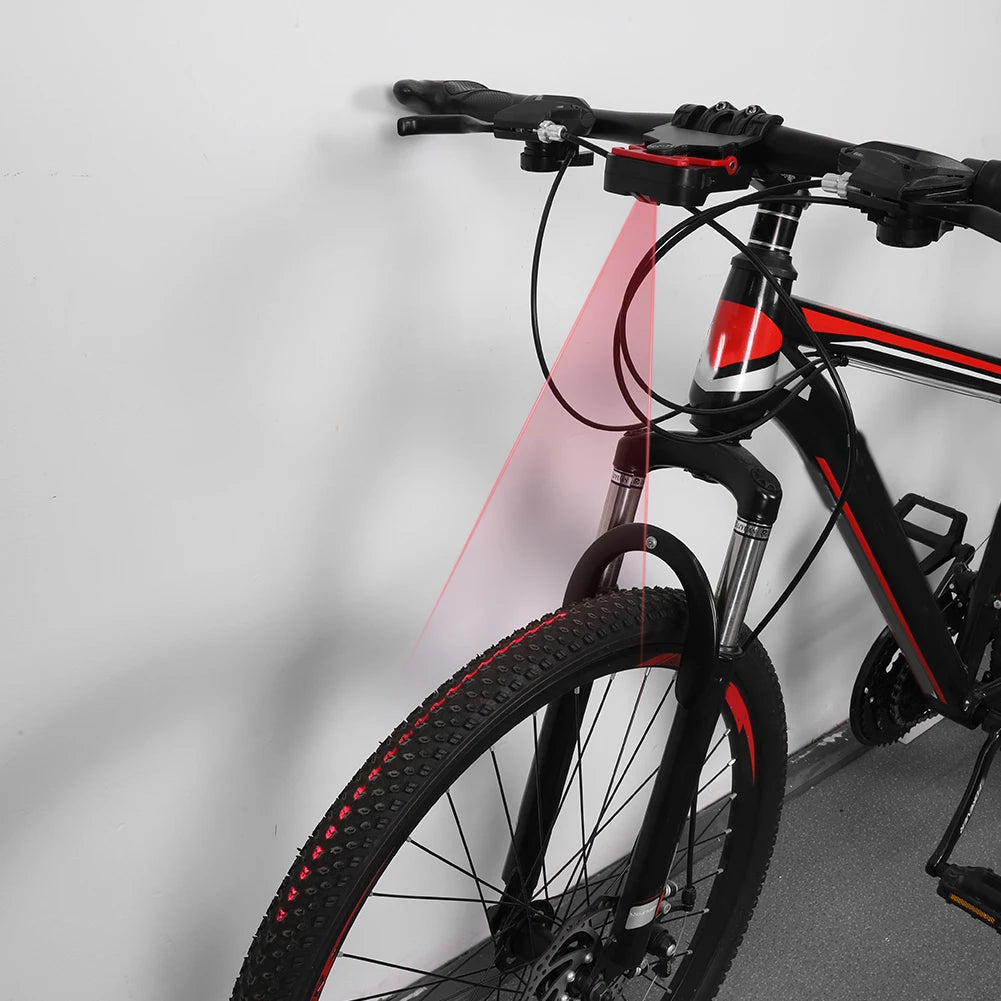 Bike Seat Calibrator Bike Tool Bicycle Handlebar Laser Aligner Seat Center Adjuster Measurement Tool Aligning Indicator Tool