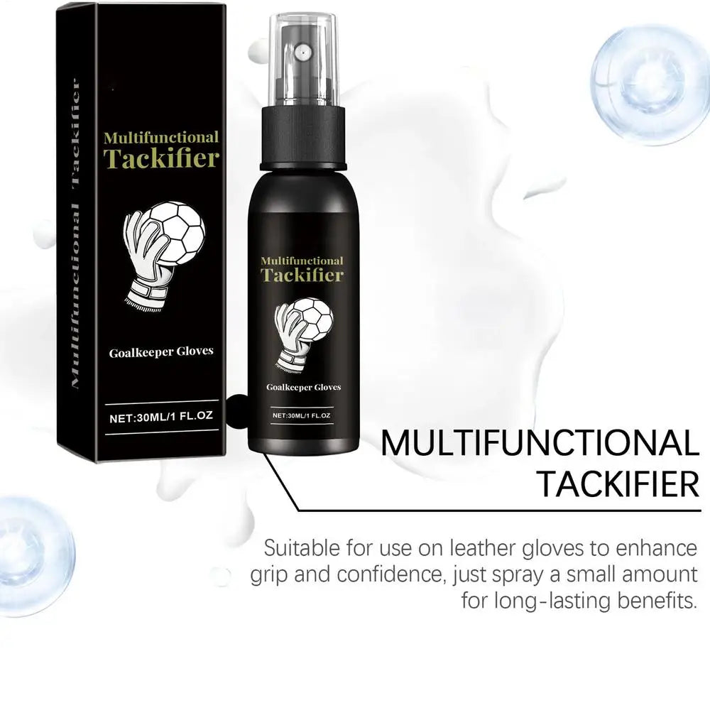 Goalkeeper Gloves Grip Spray 30ml Safe Gloves Wash & Prepare Gentle Goalkeeper Gloves Spray Effective Glove Grip Spray Sports