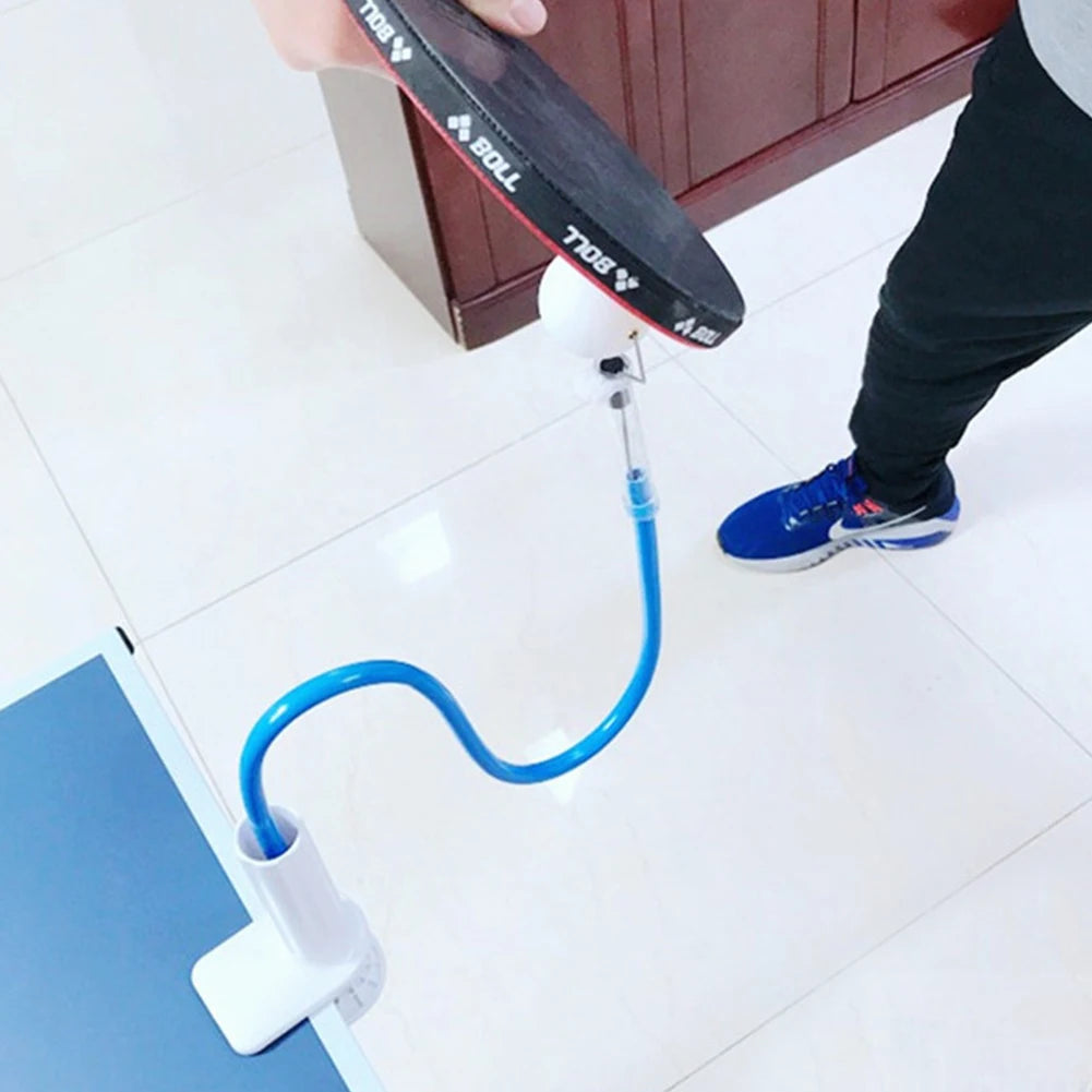 Table Tennis Ball Trainer Fixed Table Tennis Training Device Rapid Rebound Ping Pong Machine with Table Clamp for Beginners
