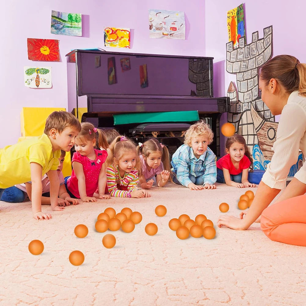 50/100Pcs Colorful Ping Pong Balls 40MM Entertainment Table Tennis Balls for Game Frosted Mixed Colors for Carnival Pool Game