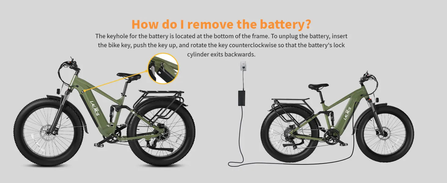 Lacros Thunder adult E-bike，750W city ebike，48V20AH Electric Bicycle，26 Fat Tire E-Mountain bike