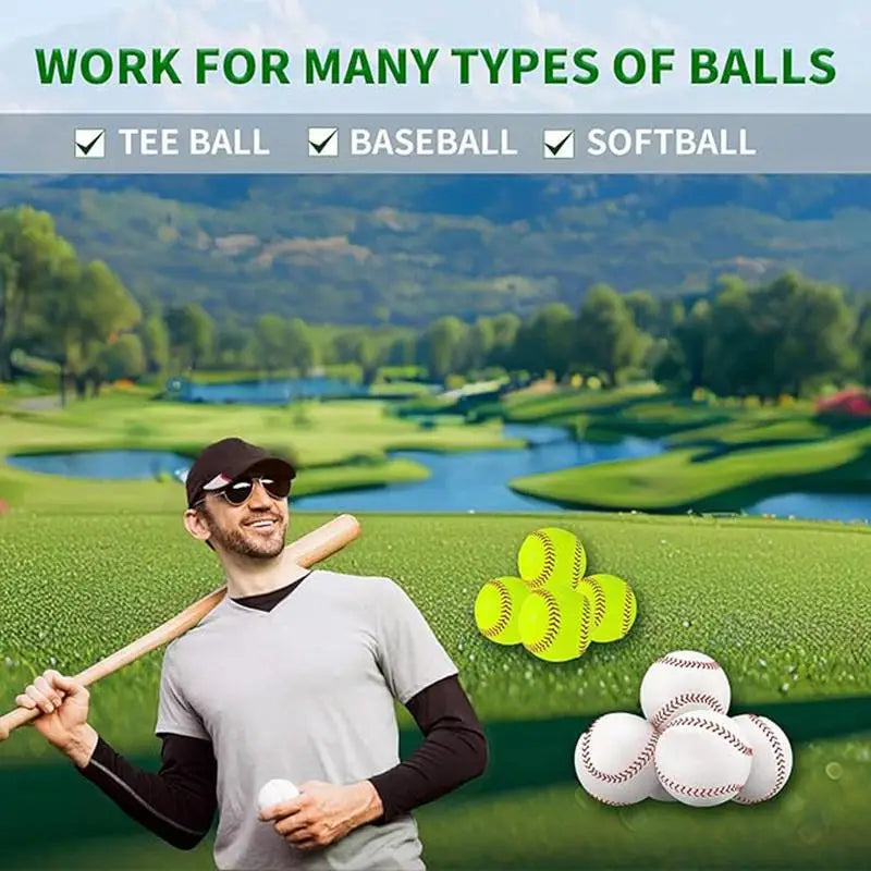Portable Stand Base Tee Heavy Duty Baseball & Softball Batting Tees Stand Base Tee Softball Training Equipment Portable Batting