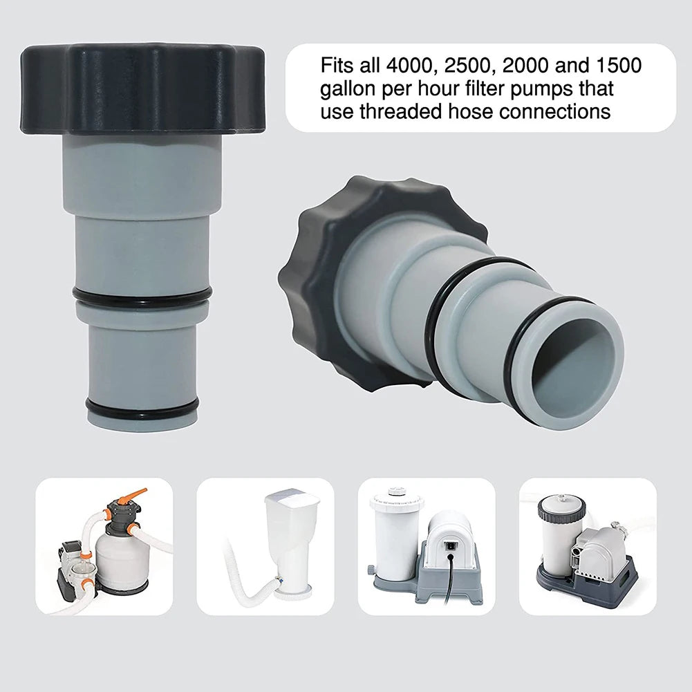 2-10PCS Hose Adapter Kit for Intex Fit ARU Threaded Connection Pumps Swimming Pool Parts