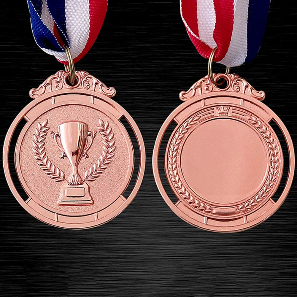 10-50pcs Gold Silver Bronze Award Medal Winner Reward Football Competition Prizes Award Medal For Souvenir Gift Sport Kids