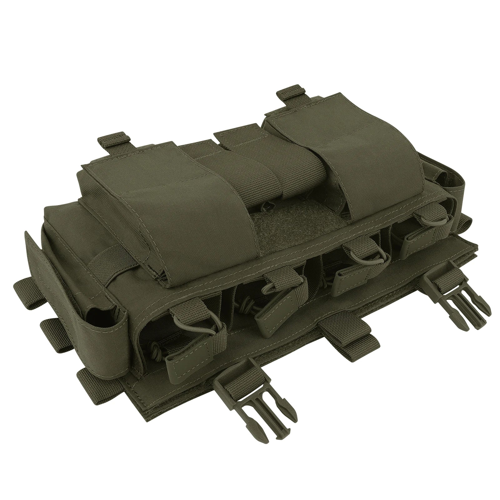 KRYDEX Tactical 5.56 & 9mm Magazine Pouch MF IV Placard For Outdoor Hunting Chest Rig SCARAB Plate Carrier Vest