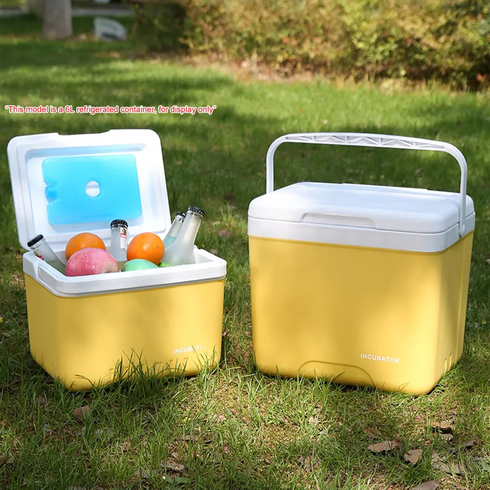15/6L Cooler Box Portable Camping Refrigerator Incubator Large Capacity Car Ice Bucket Heat Preservation Camping BBQ Equipment