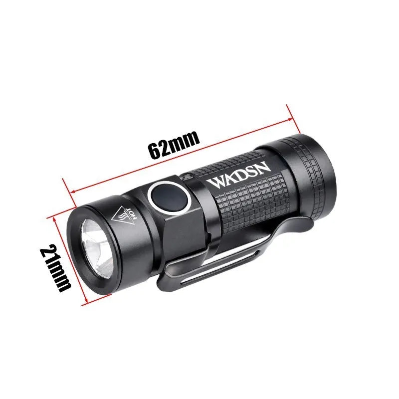 WADSN Metal Mini Weapon Tactic Airsoft white Strobe FAST Helmet Flashlight LED Flashlight Fit 20mm Rail Scout Hunting Light