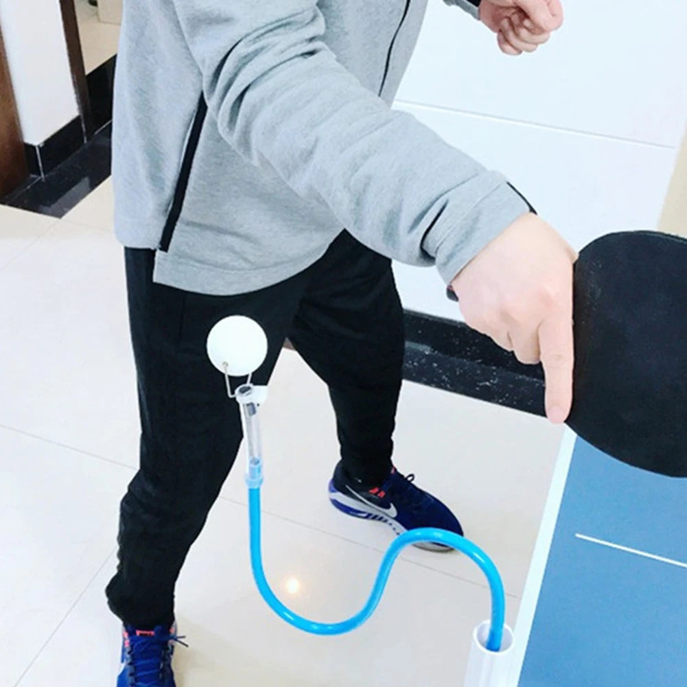 Table Tennis Ball Trainer Fixed Table Tennis Training Device Rapid Rebound Ping Pong Machine with Table Clamp for Beginners