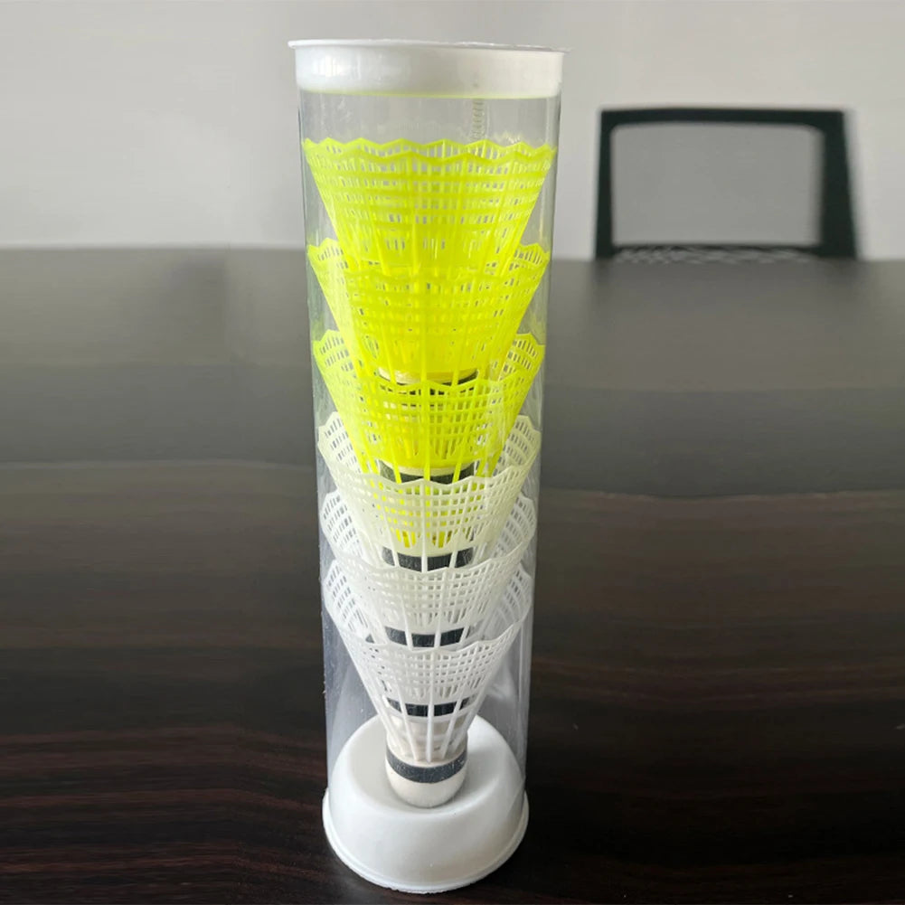 3/6 Pcs High Speed Badminton Birdies Great Stability Badminton Ball Outdoor & Indoor Use Nylon Badminton for Beginner Practice