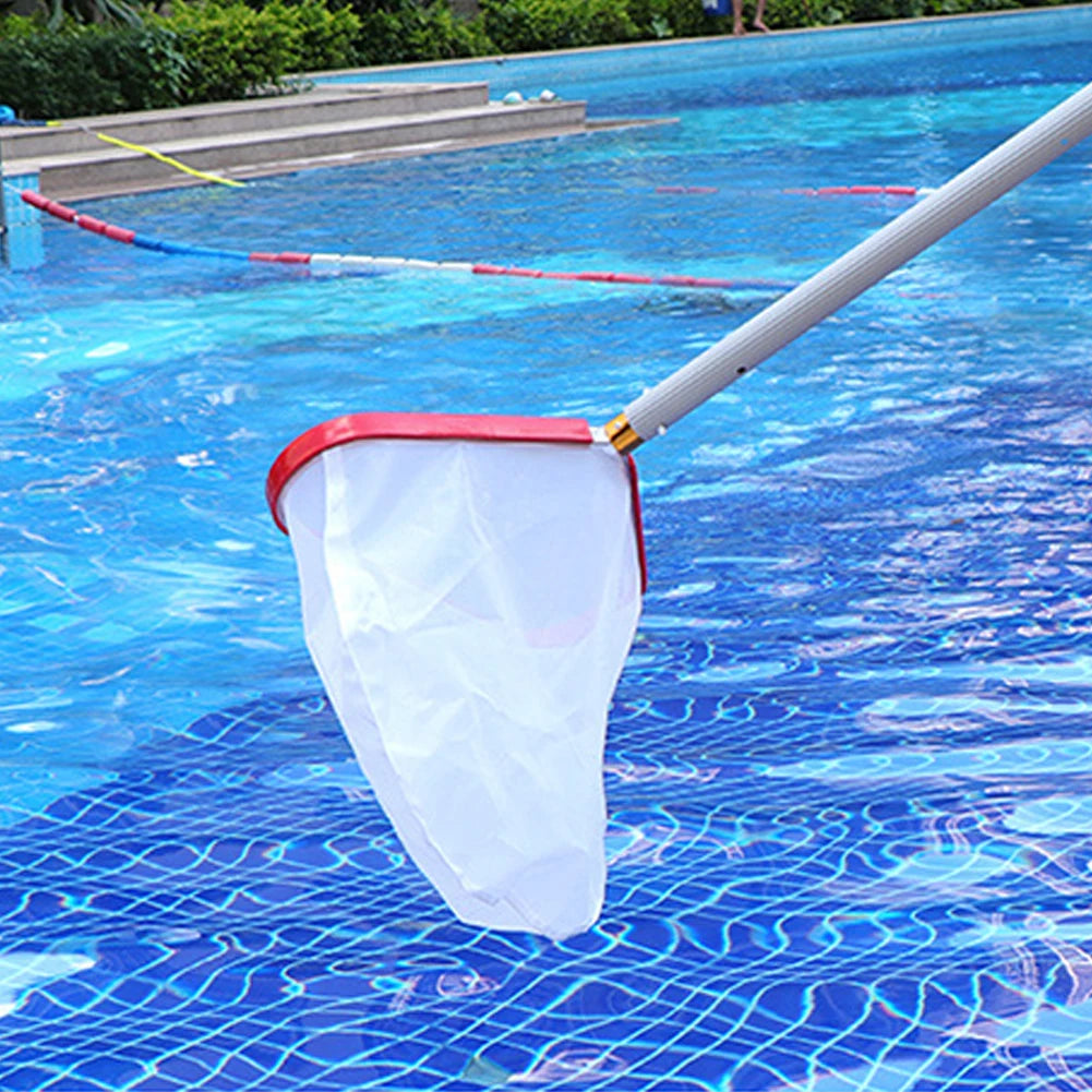 Pool Landing Net Pool Skimmer Net with Aluminium Handle Fine Mesh Pool Net Pool Leaf Skimmer Net for Cleaning Swimming Pool