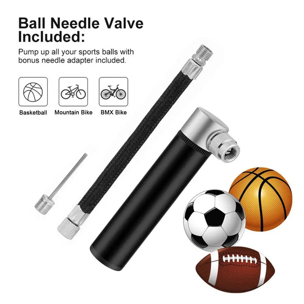 Bicycle Pump Portable Mini Tire Iation Fast Hand Air Pump 120PSI High-pressure Pump For Schrader Valves Bicycle Accessories