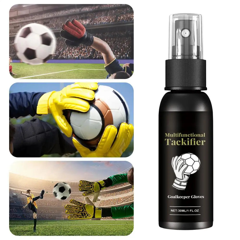 Goalkeeper Gloves Grip Spray 30ml Safe Gloves Wash & Prepare Gentle Goalkeeper Gloves Spray Effective Glove Grip Spray Sports