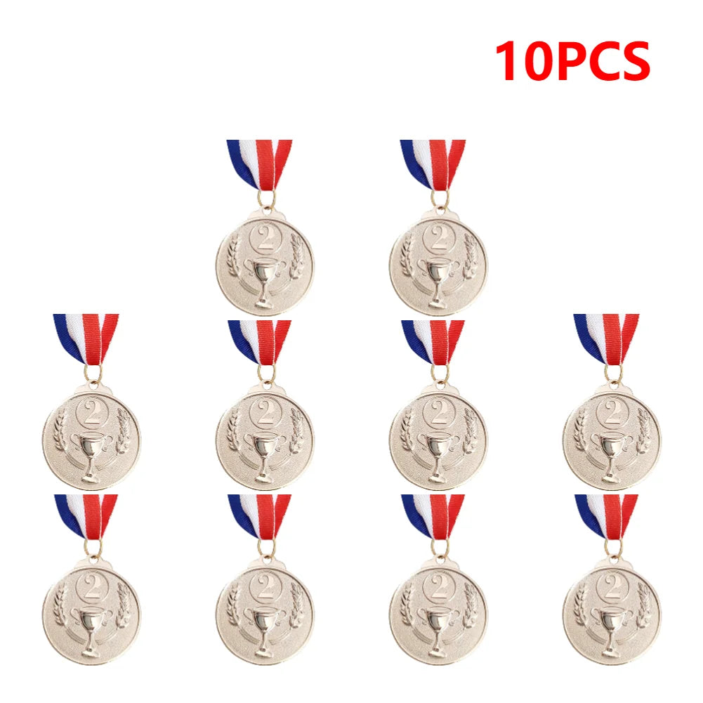 Gold Silver Bronze Medal Gold Silver Bronze Prizes Award Soccer Football Medals for Championship Cheerleading Sports Competition