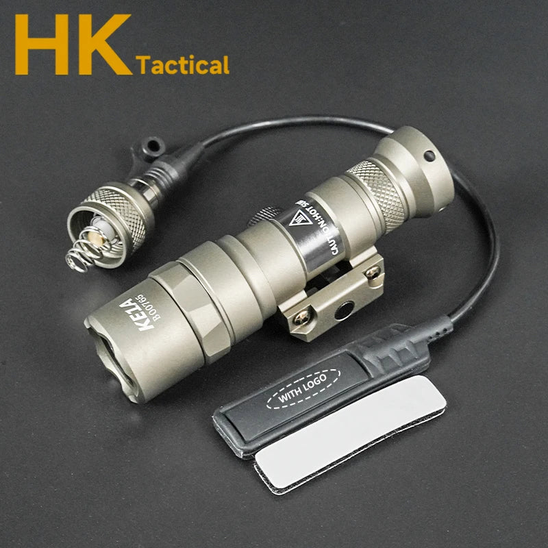 SF M300C M600C M600 Airsoft Flashlight Tactical Torch Rifle Hunting Weapon Scout Light PEQ15 Red Dot Indicator Fit 20mm Rail