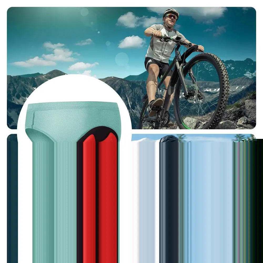 Biker Cycle Undershorts Padded Biking Shorts Breathable Cycling Underwear Adsorbent Biking Liner Shorts Comfortable Biking