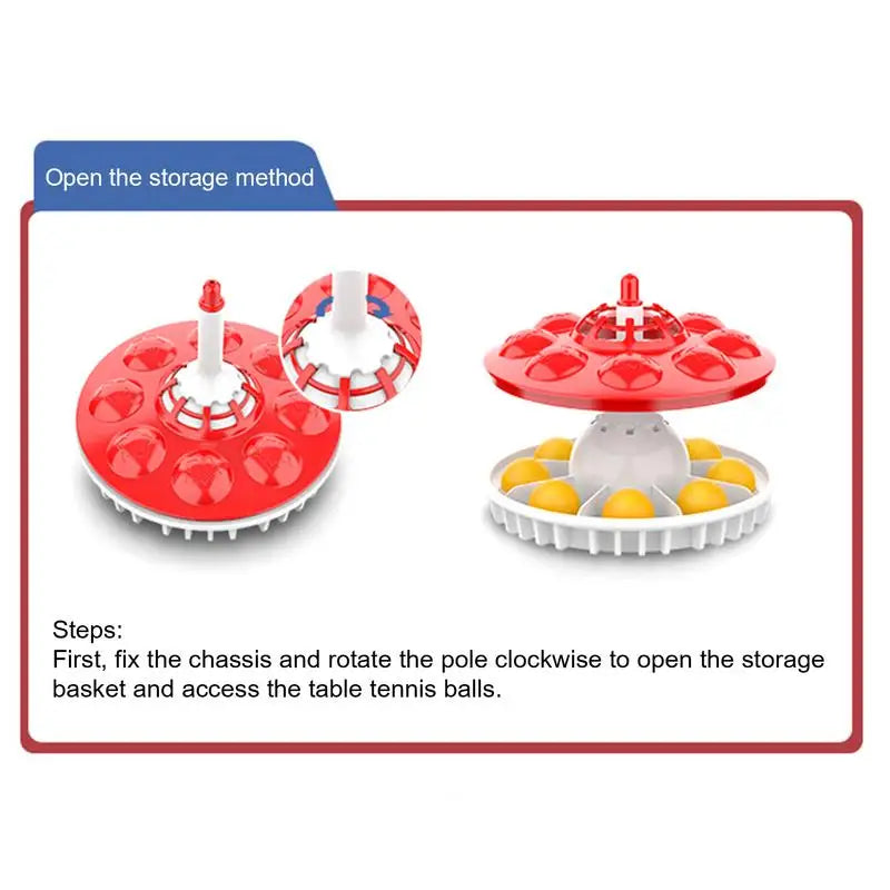 Table Tennis Training Device Ping-pong Balls Paddles Practice Trainer Tool Ping Pong Training Equipment With Elastic Soft Shaft