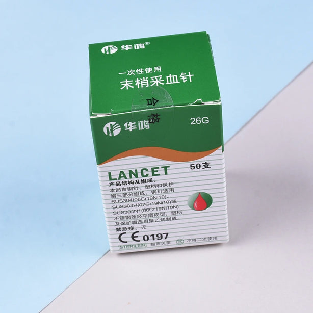 100pcs Disposable Blood taking Needles 28G Blood Collection Lancet Painless Lancing Device for Diabetes Accessory