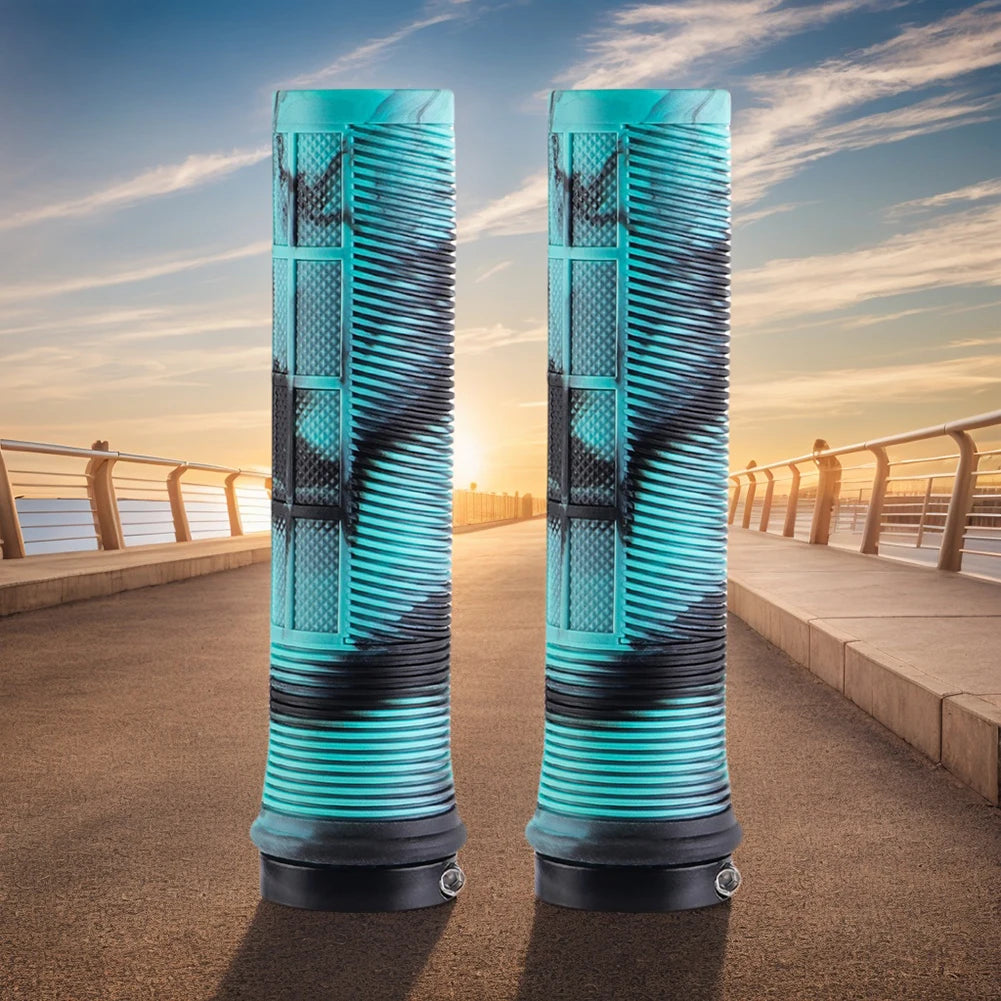 Bicycle Handle Bar Grips Shock Absorbing MTB Mountain Bike Handlebar Cover TPR Cycling Grips for 22.2mm Handlebar