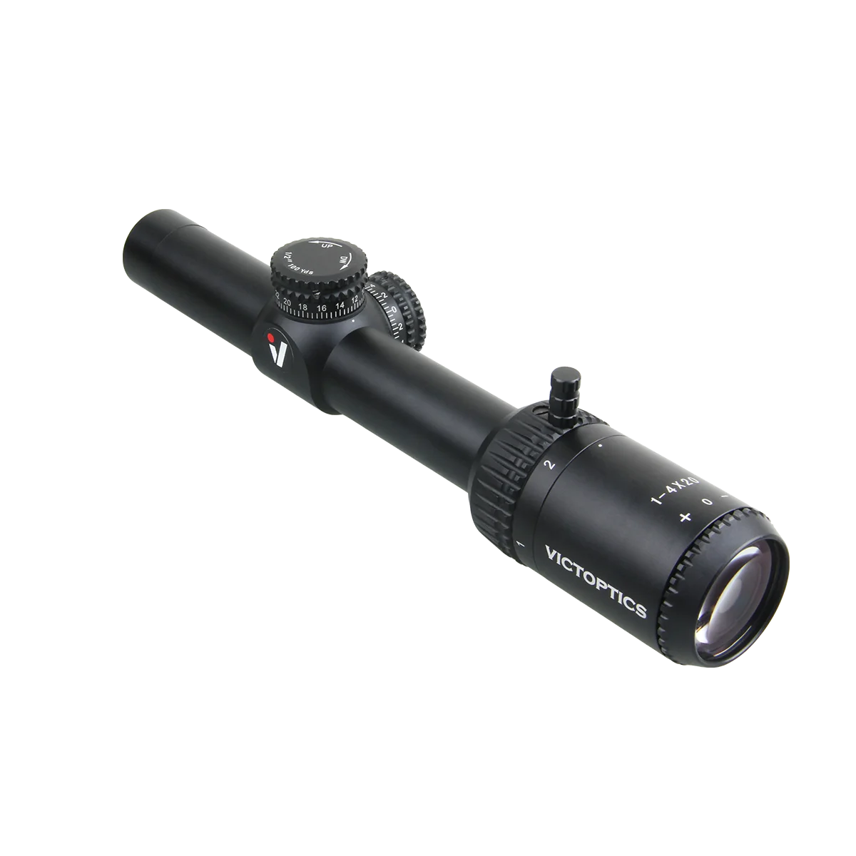 VictOptics 1-4x20 SFP Riflescope | Mil & Ranging Reticle | Fully Multi Coated | 25.4MM 1