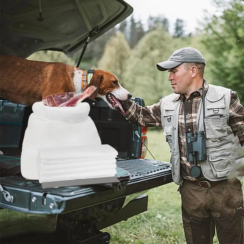 Elk Game Bags For Meat 6X Deer Game Bags With Reflective Strip Reusable Wild Game Meat Bags Hunting Accessories For Elk Caribou