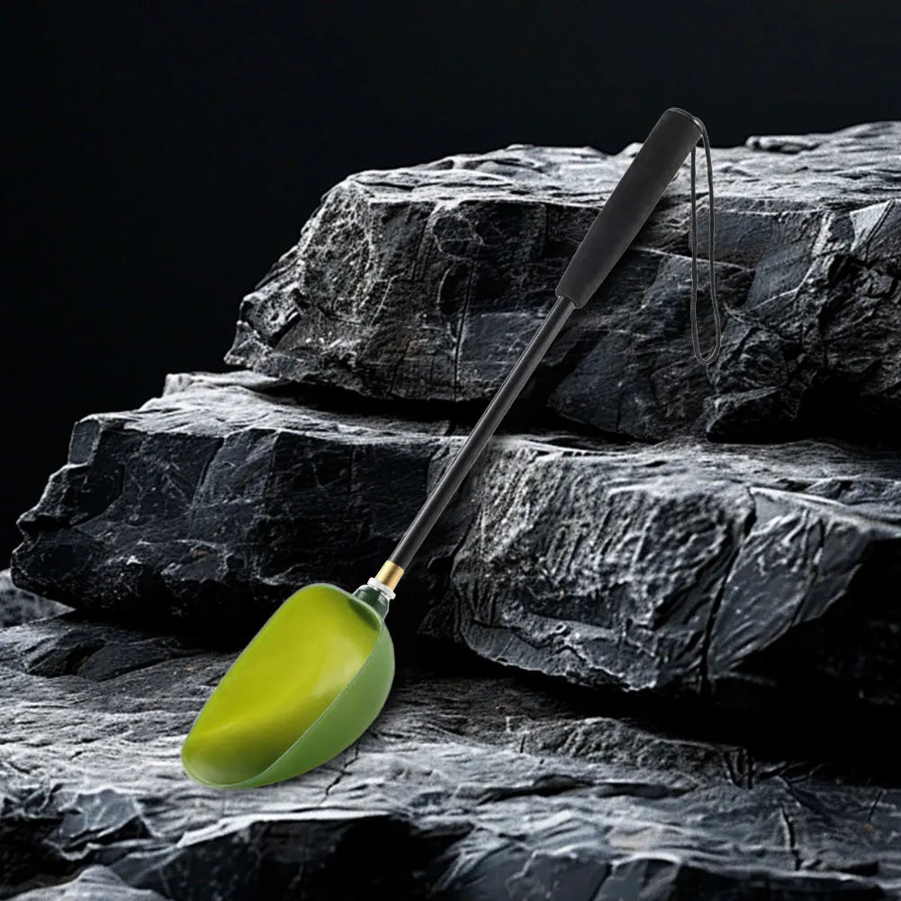 Bait Scoop Detachable Fish Bait Casting Scoop Baiting Throwing Spoon for Feeding Particles Boilies Fishing Bait Tool