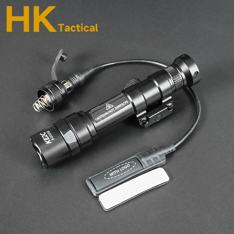 SF M300C M600C M600 Airsoft Flashlight Tactical Torch Rifle Hunting Weapon Scout Light PEQ15 Red Dot Indicator Fit 20mm Rail