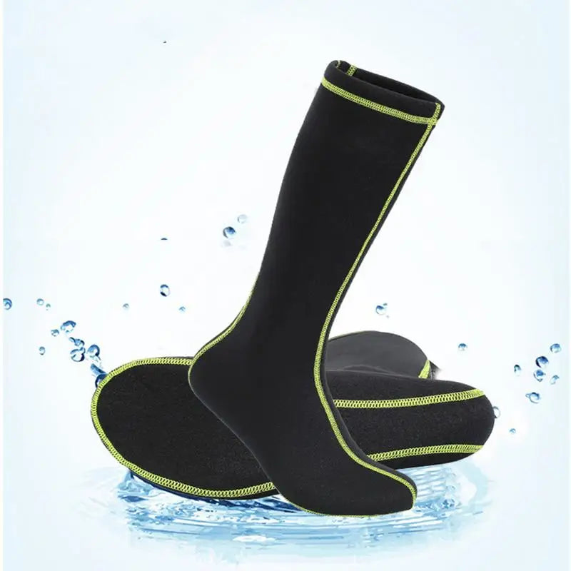 Wetsuit Socks Non-Slip Insulated Neoprene Elastic Diving And Surfing Socks For Cold Water Durable Knee Length neoprene socks