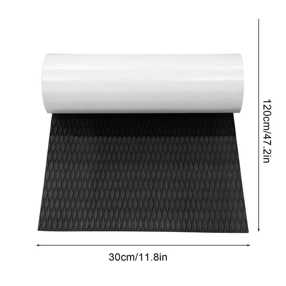 Surf Traction Pad Deck Grip Mat EVA Foam Boat Deck Mat Self-Adhesive Trimmable Sheet Anti Skid Watercraft Water Sport Flooring