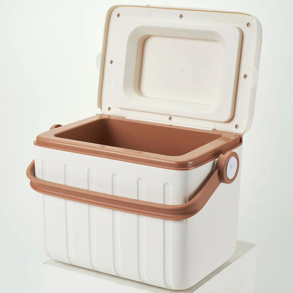 5/6L Portable Outdoor Incubator Large Capacity Food Storage Box Cooler Ice Bottle Cooler Mini Fridge Camping Refrigerator